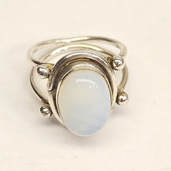 Sterling Silver Opalite Ring - Picture 7 of 10